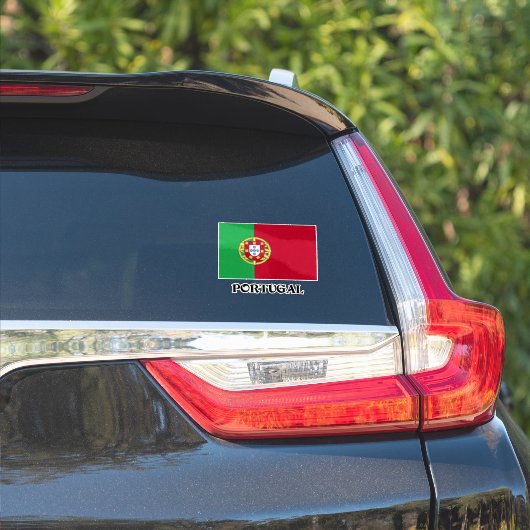 Flagge Portugals Aufkleber (Auto Seite)