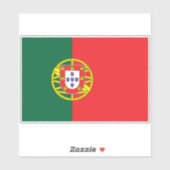 Flagge Portugals Aufkleber (Blatt)