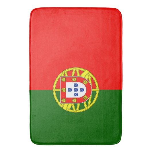 Flagge Portugals Badematte (Vorderseite Vertikal)