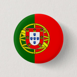 Flagge Portugals Button