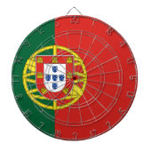 Flagge Portugals Dartscheibe (vorne)