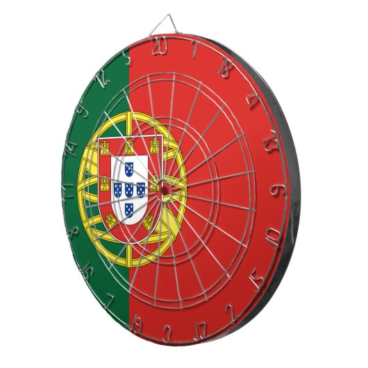 Flagge Portugals Dartscheibe (Vorderseite rechts)