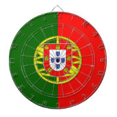 Flagge Portugals Dartscheibe (vorne)