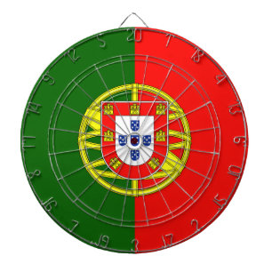 Flagge Portugals Dartscheibe