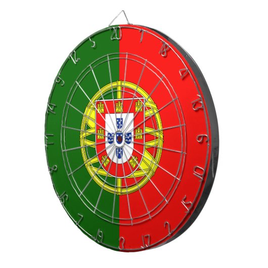 Flagge Portugals Dartscheibe (Vorderseite rechts)