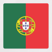 Flagge Portugals Etiketten (Design 1)