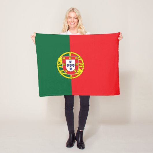 Flagge Portugals Fleecedecke (Beispiel)