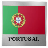 Flagge Portugals Fliese (Vorderseite)