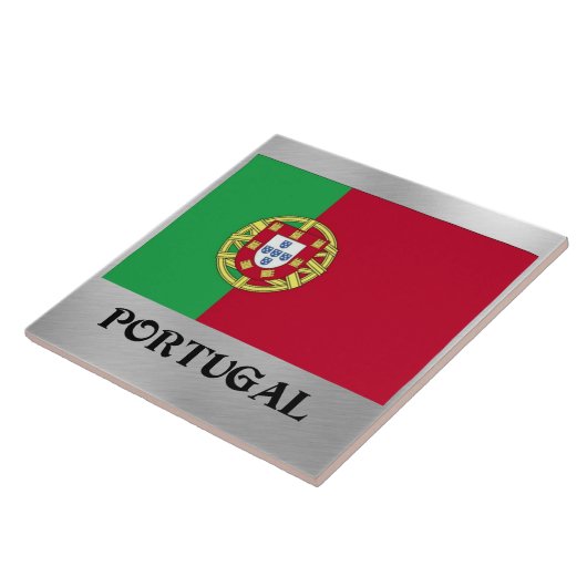 Flagge Portugals Fliese (Seite)