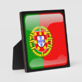 Flagge Portugals Fotoplatte (Vorderseite)