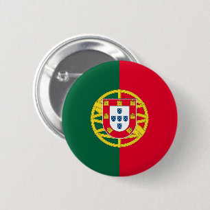 Flagge Portugals für den portugiesischen Feiertag Button