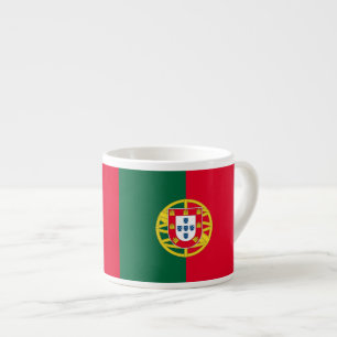 Flagge Portugals für den portugiesischen Feiertag Espressotasse