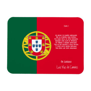 Flagge Portugals für den portugiesischen Feiertag Magnet
