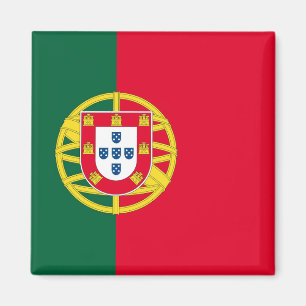 Flagge Portugals für den portugiesischen Feiertag Magnet