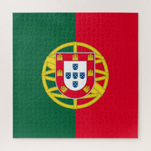 Flagge Portugals für den portugiesischen Feiertag Puzzle