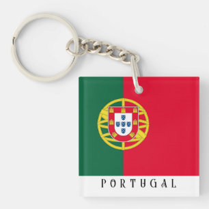 Flagge Portugals für den portugiesischen Feiertag Schlüsselanhänger