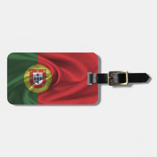Flagge Portugals Gepäckanhänger (Vorderseite horizontal)