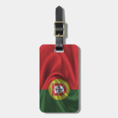 Flagge Portugals Gepäckanhänger (Vorderseite vertikal)