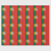 Flagge Portugals Geschenkpapier (Flach)