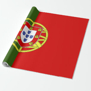 Flagge Portugals Geschenkpapier