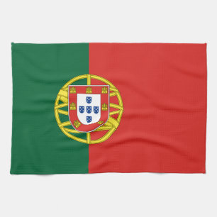 Flagge Portugals Geschirrtuch