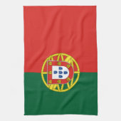 Flagge Portugals Geschirrtuch (Vertikal)