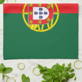 Flagge Portugals Geschirrtuch (Gefaltet)