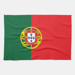 Flagge Portugals Geschirrtuch