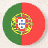 Flagge Portugals Getränkeuntersetzer (Vorne)