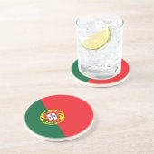Flagge Portugals Getränkeuntersetzer (Seite)