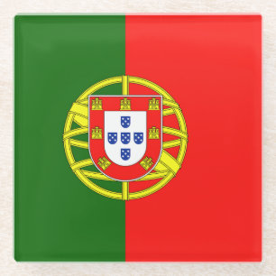 Flagge Portugals Glasuntersetzer