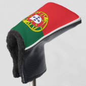 Flagge Portugals Golf Headcover (3/4 Vorderseite)