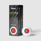 Flagge Portugals Golfball (Verpackungen)