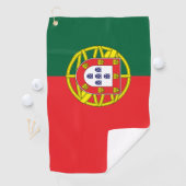 Flagge Portugals Golfhandtuch (Insitu)
