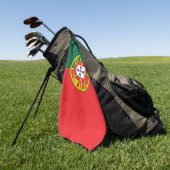 Flagge Portugals Golfhandtuch (Gras)