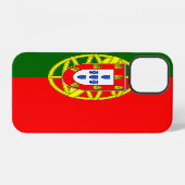 Flagge Portugals iPhone Hülle (Rückseite (Horizontal))