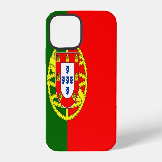 Flagge Portugals iPhone Hülle (Rückseite)