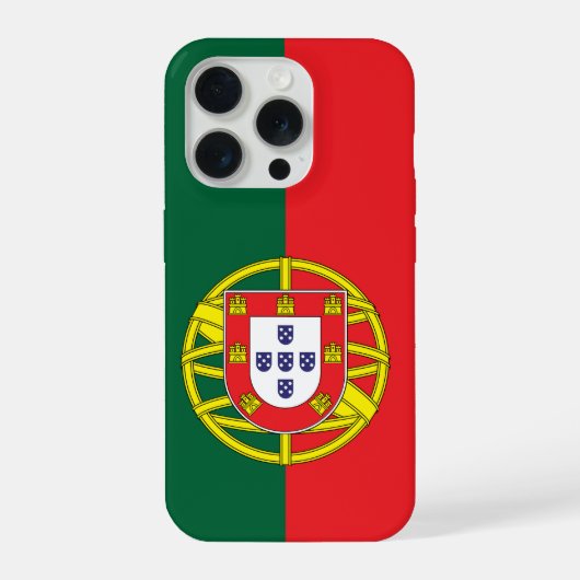 Flagge Portugals iPhone Hülle (Rückseite)