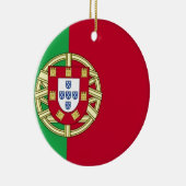 Flagge Portugals Keramik Ornament (Rechts)