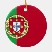 Flagge Portugals Keramik Ornament (Vorne)