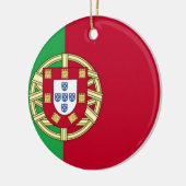 Flagge Portugals Keramik Ornament (Links)