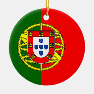 Flagge Portugals Keramik Ornament