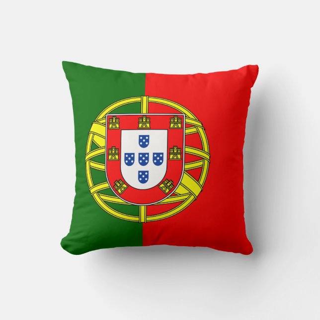 Flagge Portugals Kissen (Vorderseite)