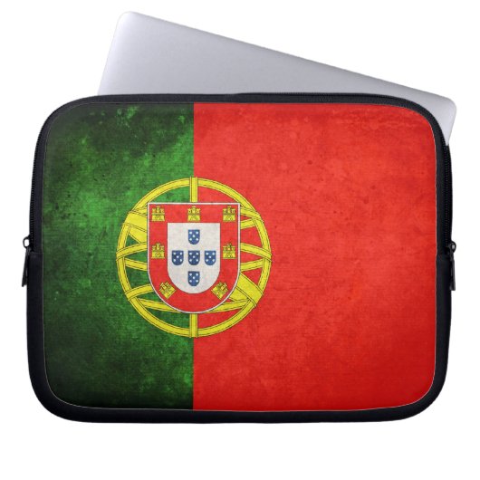 Flagge Portugals Laptopschutzhülle (Vorderseite)