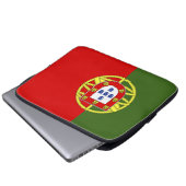 Flagge Portugals Laptopschutzhülle (Vorne Knopf)