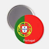 Flagge Portugals Magnet (Vorderseite/Rückseite)