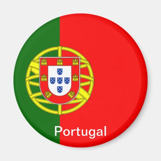 Flagge Portugals Magnet (Vorne)