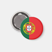 Flagge Portugals Magnet (Vorderseite/Rückseite)