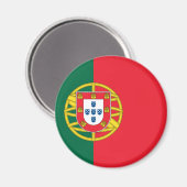 Flagge Portugals Magnet (Vorderseite/Rückseite)