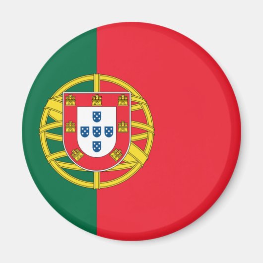 Flagge Portugals Magnet (Vorne)